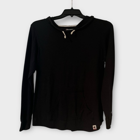 Champion Tops - ❗️5/$25❗️Champion Hooded Long Sleeve T Size L
